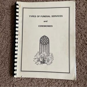 Types of Funeral Services and Ceremonies Book